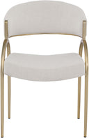 Privet - Dining Chair (Set of 2) - Gold Base - Meridian Furniture - Chair Sets - Elite Enclave Home