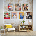 Pet Portrait - Rosie The Feline Framed Canvas Wall Art - Rosie Feline - Madison Park - Canvas Art - Elite Enclave Home