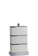 Modern Table Lamp With USB - White And Silver