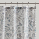Bonnie - Printed Seersucker Shower Curtain - Blue
