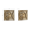 Bode - Wall Sculpture - Aged Brass - Moe's Home Collection - Wall Decor - Elite Enclave Home