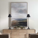 Lowlands - Framed Landscape Print - Black / Blue / Brown / Orange / White / Yellow - Uttermost - Framed Prints - Elite Enclave Home