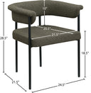 Malin - Boucle Dining Chair (Set of 2) - Meridian Furniture - Chair Sets - Elite Enclave Home