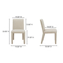 Monte - Dining Chair (Set of 2) - Beige - Moe's Home Collection - Chair Sets - Elite Enclave Home