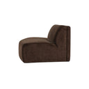 Naomi - Convex Sofa - Dark Brown - Moe's Home Collection - Stationary Sofas - Elite Enclave Home