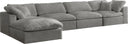 Cozy - 5 Piece Modular Sectional With Chaise