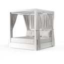 Newport - Resort King Daybed, No Welt - Cast Silver / White