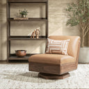 Myla - Swivel Accent Chair - Light Brown - Classic Home - Swivel Chairs - Elite Enclave Home