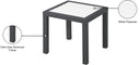 Nizuc - Outdoor Patio End Table - Meridian Furniture - End Tables- Elite Enclave Home
