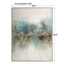 Mountain Top - Abstract Art - Beige