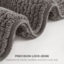 Splendor - 24" x 36" Tufted Reversible Bath Rug - Charcoal - Madison Park Signature - Bath Rugs & Mats - Elite Enclave Home