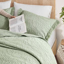 Willow - 3 Piece King Bedspread Set - Sage