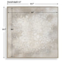Out Of Focus - Framed Abstract Art - Gold / Gray / White / Woodtone