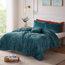 Felicia - King Duvet Cover Set - Teal