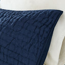 Serene - Hand Quilted Coverlet Set - Blue