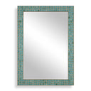 Coralie - Tile Mirror - Blue / Gold / Green
