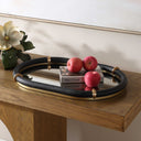 Cyprus - Oval Tray - Black