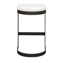 Maude - Outdoor Bar Stool - White / Black