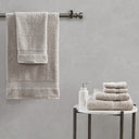 Luce - 6 Piece Towel Set - Sand - Madison Park Signature - Towel Sets - Elite Enclave Home