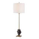 Fiori - Sculptural Buffet Lamp - Dark Bronze / Antique Brass