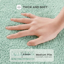 Splendor - 24" x 36" Tufted Reversible Bath Rug - Green - Madison Park Signature - Bath Rugs & Mats - Elite Enclave Home