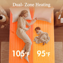 Nonwoven - King Heated Mattress Pad - White - Beautyrest - Heated Mattress Pads - Elite Enclave Home