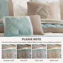 Shawnee - California King 8 Piece Comforter Set - Seafoam