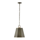 Granada - 1 Light Hexagon Pendant - Dark Gray - Uttermost - Pendant Lighting- Elite Enclave Home