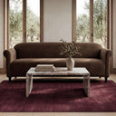 Harmony - Sofa Faux Mohair - Dark Brown - Moe's Home Collection - Stationary Sofas - Elite Enclave Home