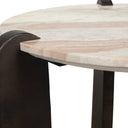 Talud - Modern Marble Side Table - Bronze / Gray - Uttermost - Side Tables - Elite Enclave Home