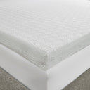 Queen Gel Memory Foam Cover Mattress Topper With 3M Moisture Management - White