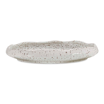 Stardust Ripple - Indoor-Outdoor Bowl - White