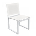 Aluminum Indoor Outdoor Dining Chair (Set of 2) - White
