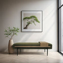 Perry - Cocktail Ottoman With Slide Tray - Green - Chapel Hill - Bench Ottomans - Elite Enclave Home