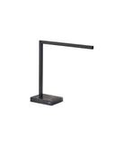 Slender Bar Metal LED Charging Desk Light - Black