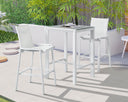 Nizuc - Outdoor Patio Square Bar Table - Meridian Furniture - Bar Tables- Elite Enclave Home