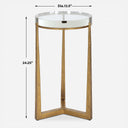 Midas - Accent Table - Antique Gold