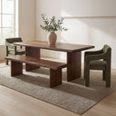 Lila - Large Dining Bench - Brown - Moe's Home Collection - Dining Benches - Elite Enclave Home