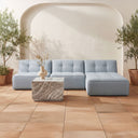 Sunseeker - Outdoor Chaise - Light Blue - Moe's Home Collection - Chaises - Elite Enclave Home