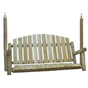 71" Solid Wood Swing Chair - Natural
