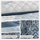 Shawnee - Queen 8 Piece Comforter Set - Blue