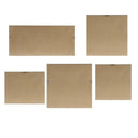 Vista - Framed Embellished Canvas Gallery (Set of 5) - Multi - Madison Park - Canvas Art Sets - Elite Enclave Home