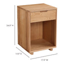 Osamu - Nightstand - Light Brown - Moe's Home Collection - Accent Nightstands - Elite Enclave Home