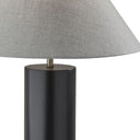 Wood Block Table Lamp - Canopy Black