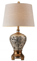 Primo Tall Table Lamp - Silver And Gold
