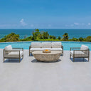 Borneo - Outdoor Sofa - Brown / Oyster White