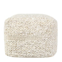 Poufs - Sinclair Pouf - Ivory - Classic Home - Accent Poufs - Elite Enclave Home