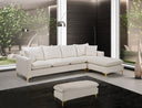 Naomi - Reversible Sectional - Meridian Furniture - Stationary Sectionals - Elite Enclave Home