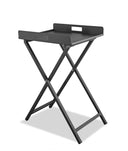 Aluminum Indoor Outdoor Tray Table - Gray