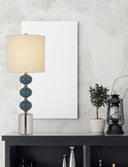Modern Metal Table Lamps (Set of 2) - Blue